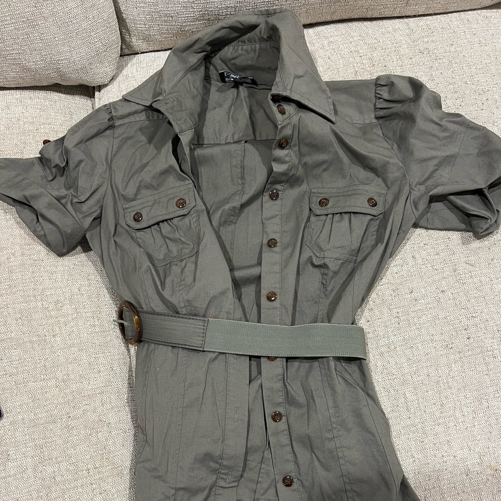Bebe belted top. Size XS